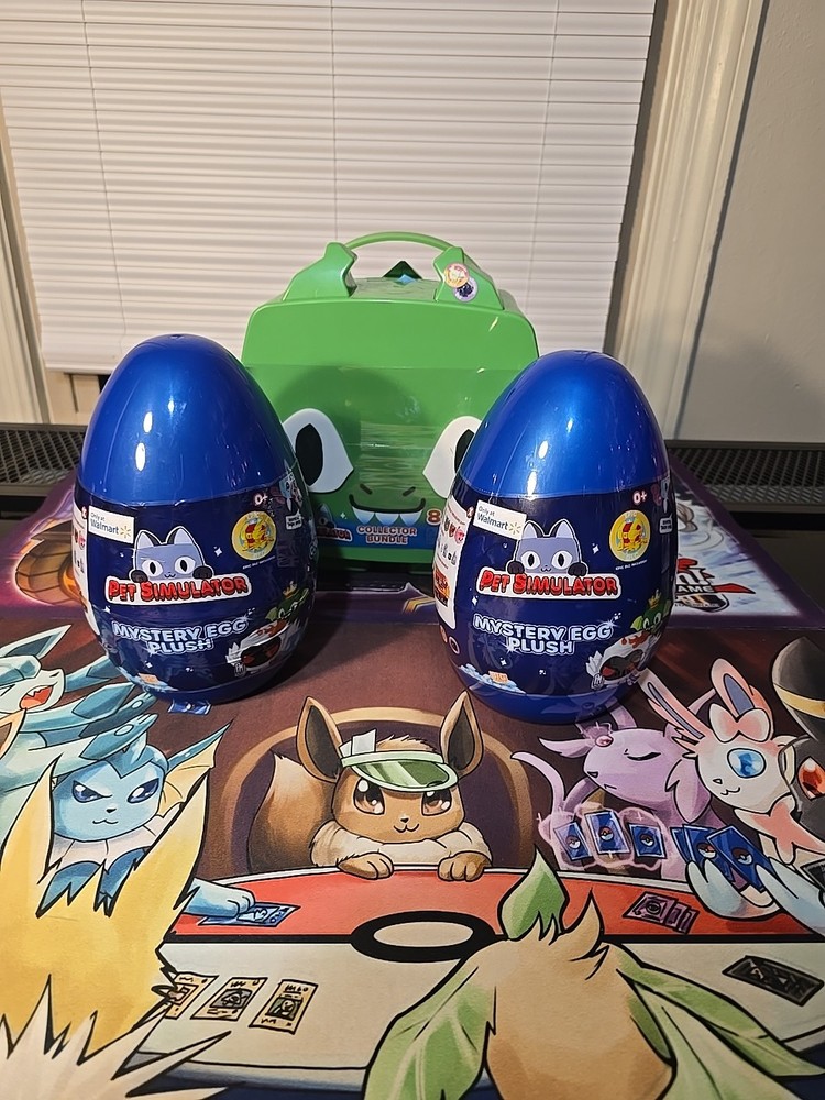 2 Roblox Pet Simulator X Series 1 Pet Simulator  Egg Plush Plus Collecter Bundle