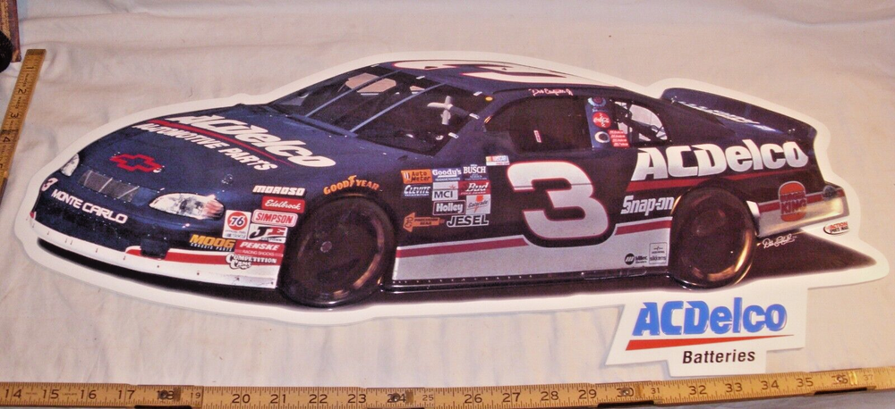 AC Delco NASCAR Dale Jr Automotive Spark Plug Wall Sign-image