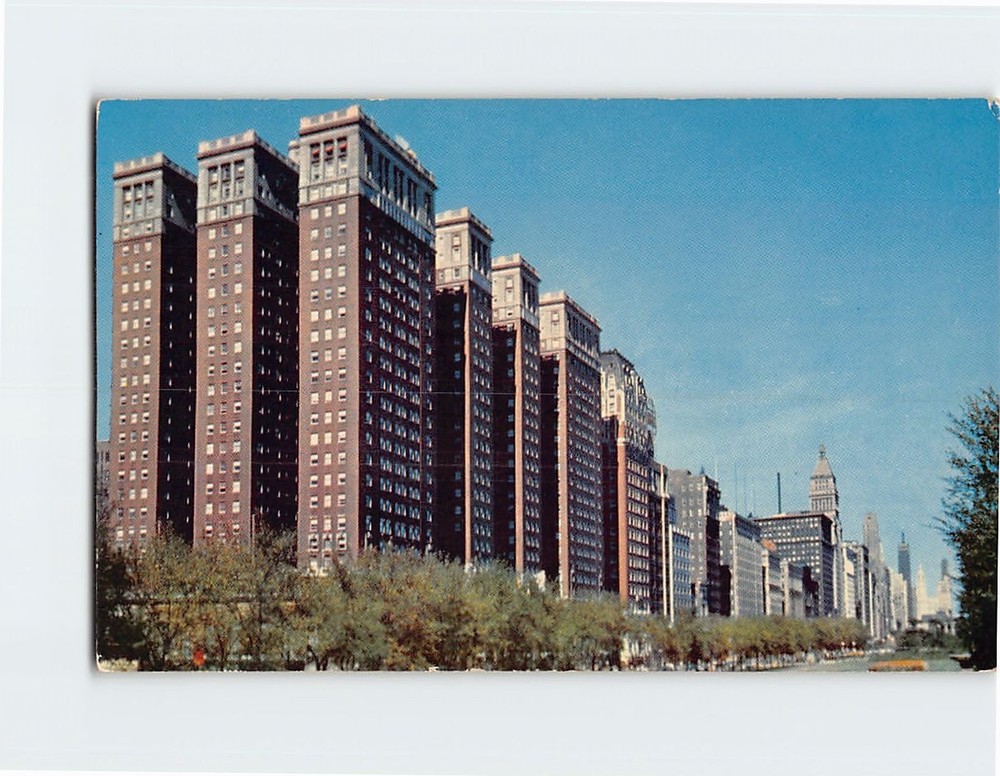 Postcard Conrad Hilton Hotel Chicago Illinois USA North America