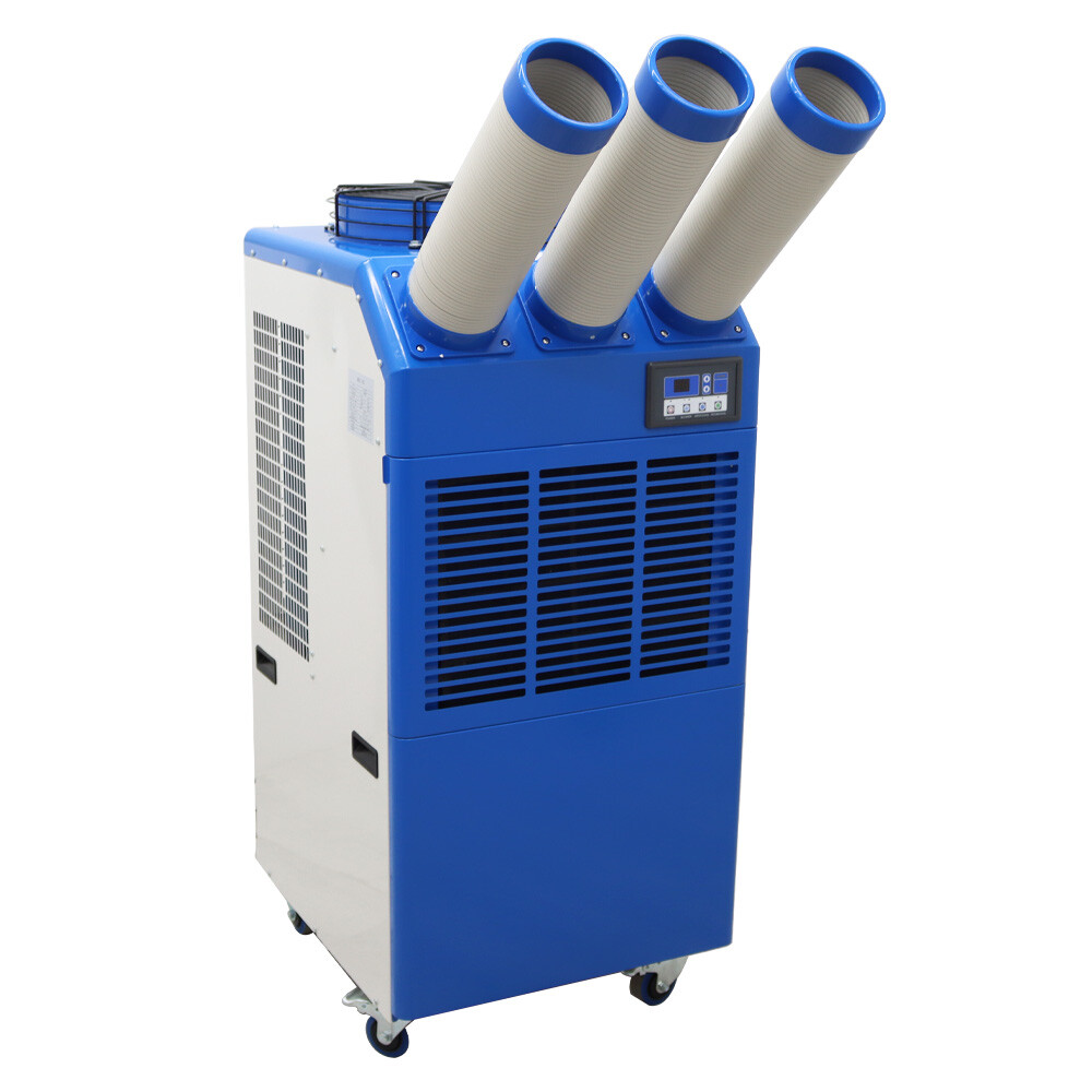 220V Three-Column Industrial Air Conditioner Portable Spot Cooler 22718 btu/h