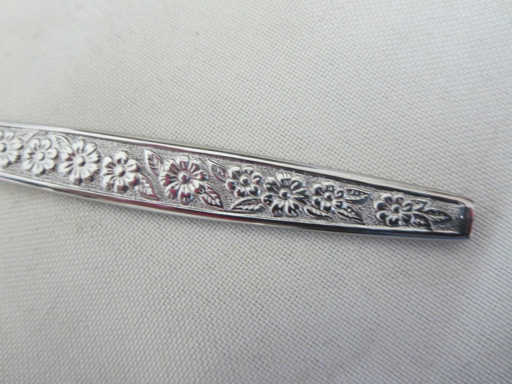 Vintage Anneka Stainless Floral Design by Sears NOS Piece CHOICE