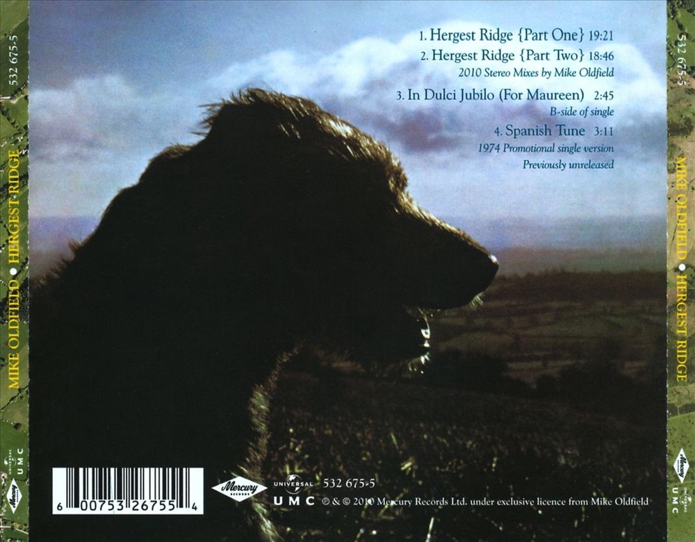Mike Oldfield Hergest Ridge New Cd