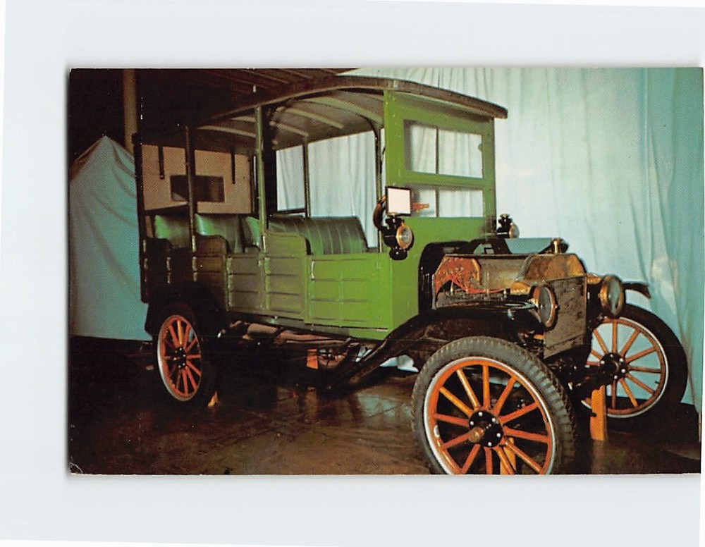 Postcard 1915 Ford Station Wagon Nebraska
