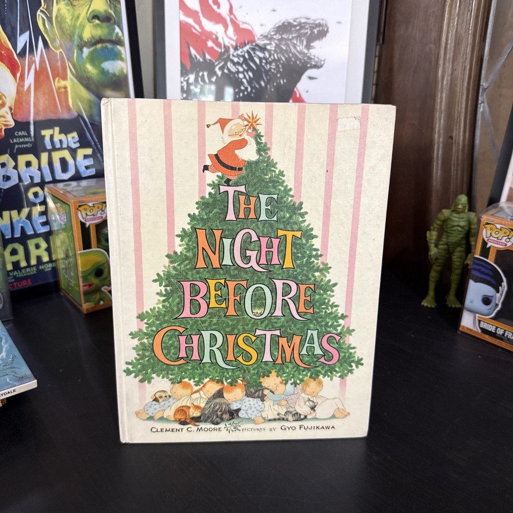 Gyo Fujikawa THE NIGHT BEFORE CHRISTMAS Clement C Moore HC 1961 1st Edition VG