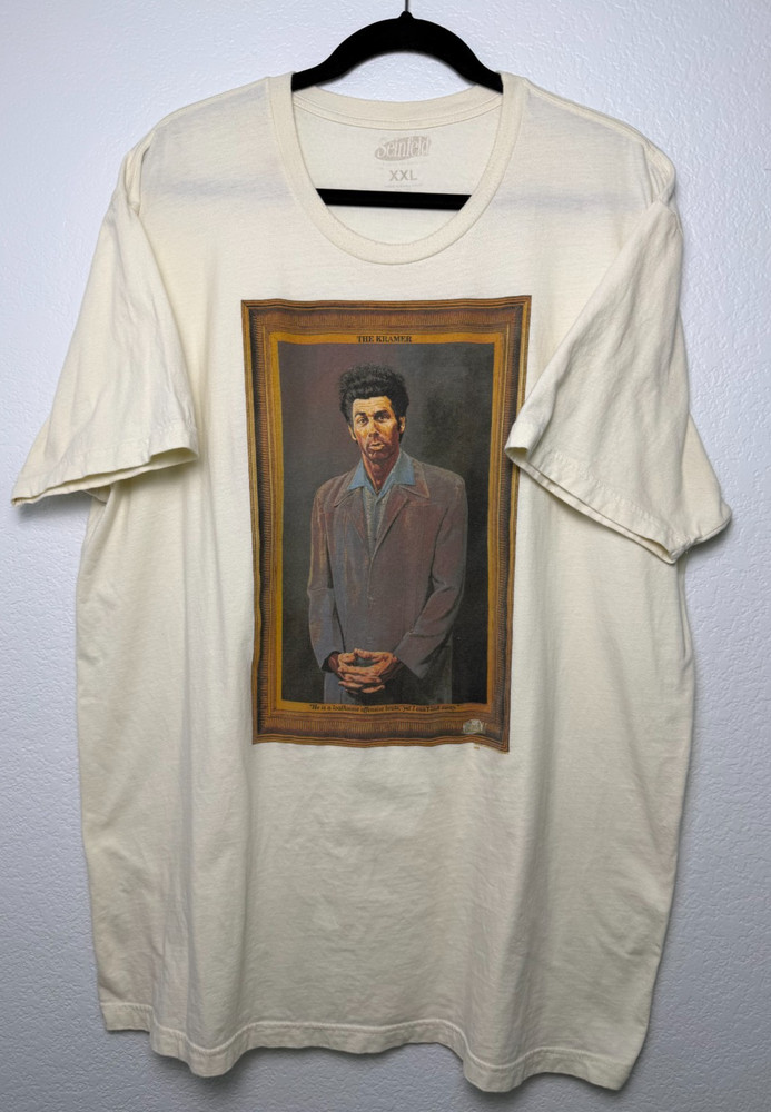 Vintage Seinfeld “The Kramer” Graphic T-Shirt Men’s XXL 1993 TV Show Tee