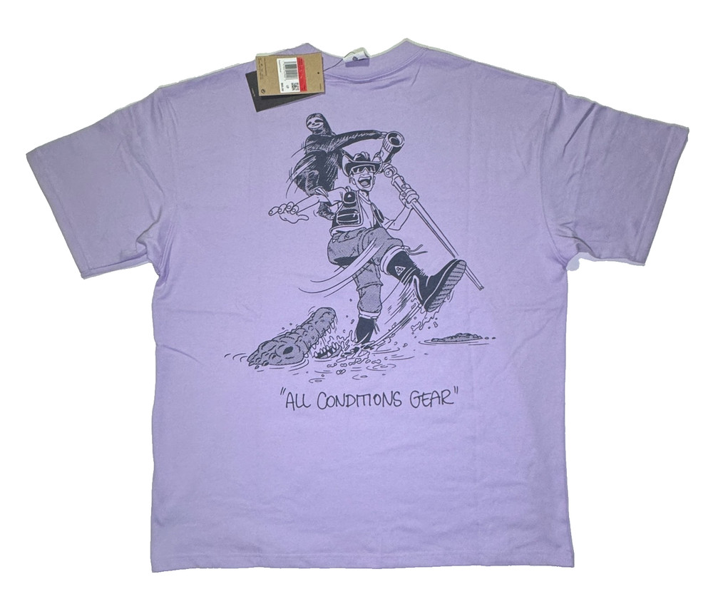 Nike ACG Lavender Graphic Tee Men’s Size L Outdoor T-Shirt HJ0800-515