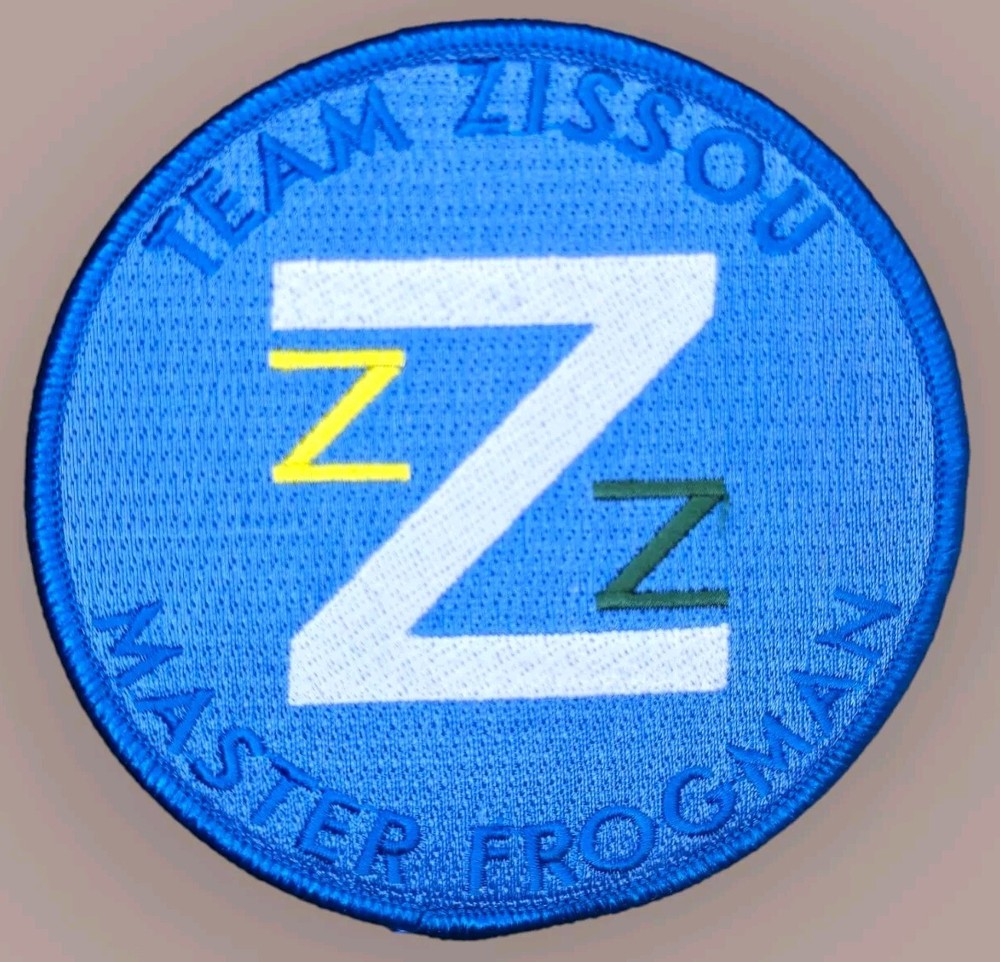 the life Aquatic チーム ジッソウ ロゴ マスター フログマン コスチューム コスプレ アイアン オンパッチ