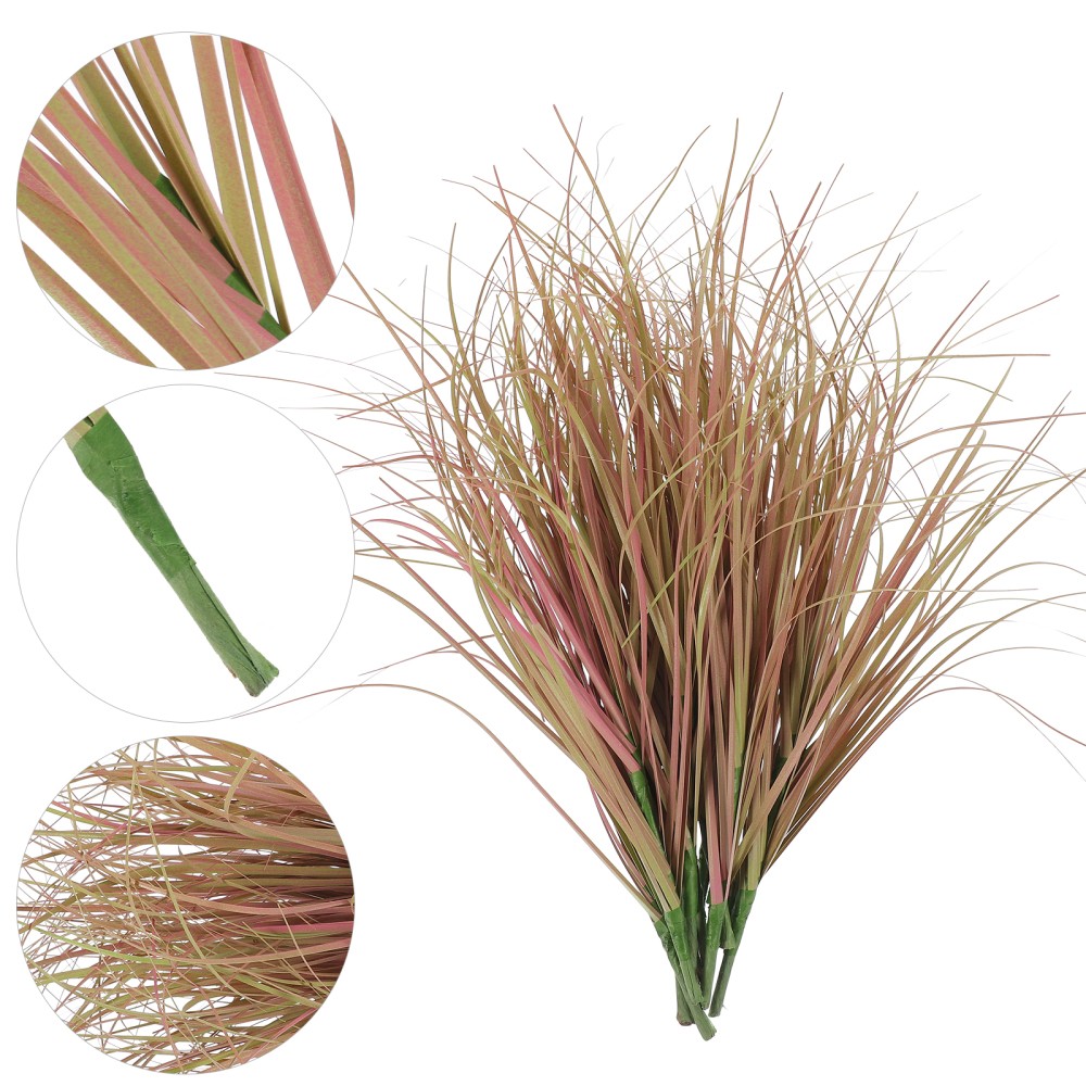 12 Pcs Tall Artificial Grass Plants for Home Office Indoor Decor