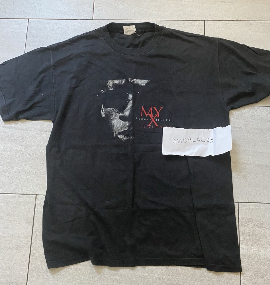 VTG 90s BOUNTY KILLER T SHIRT LEGIT! RARE REGGAE DANCEHALL  VINTAGE RAP TEE