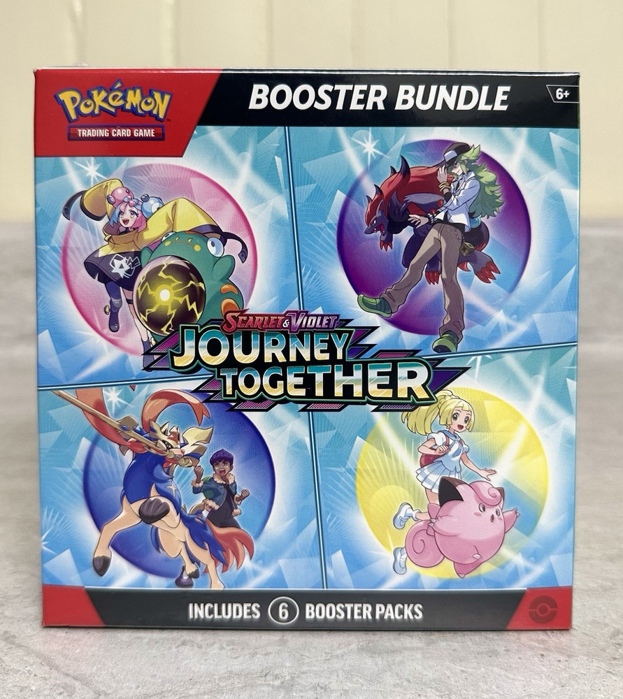 Pokémon TCG Sealed Scarlet & Violet Journey Together Booster Bundle - 6 Boosters