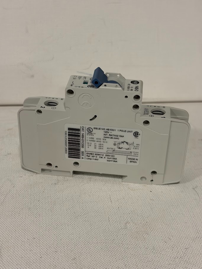 Used - Allen Bradley 1489-D1C050 1 Pole 5 A Circuit Breaker