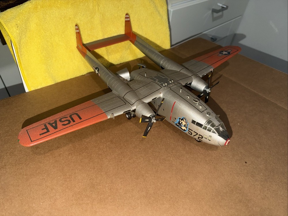 Testors ItaleriFairchild C-119G Flying Boxcar Air Force 572 Fully Assembled
