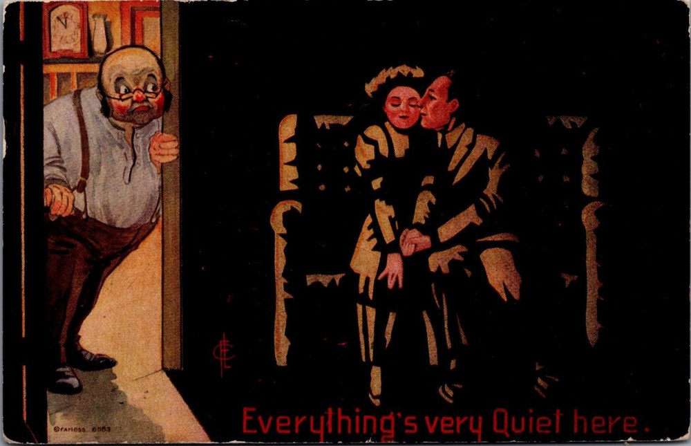 1910 F.A. Muss Comic Postcard 