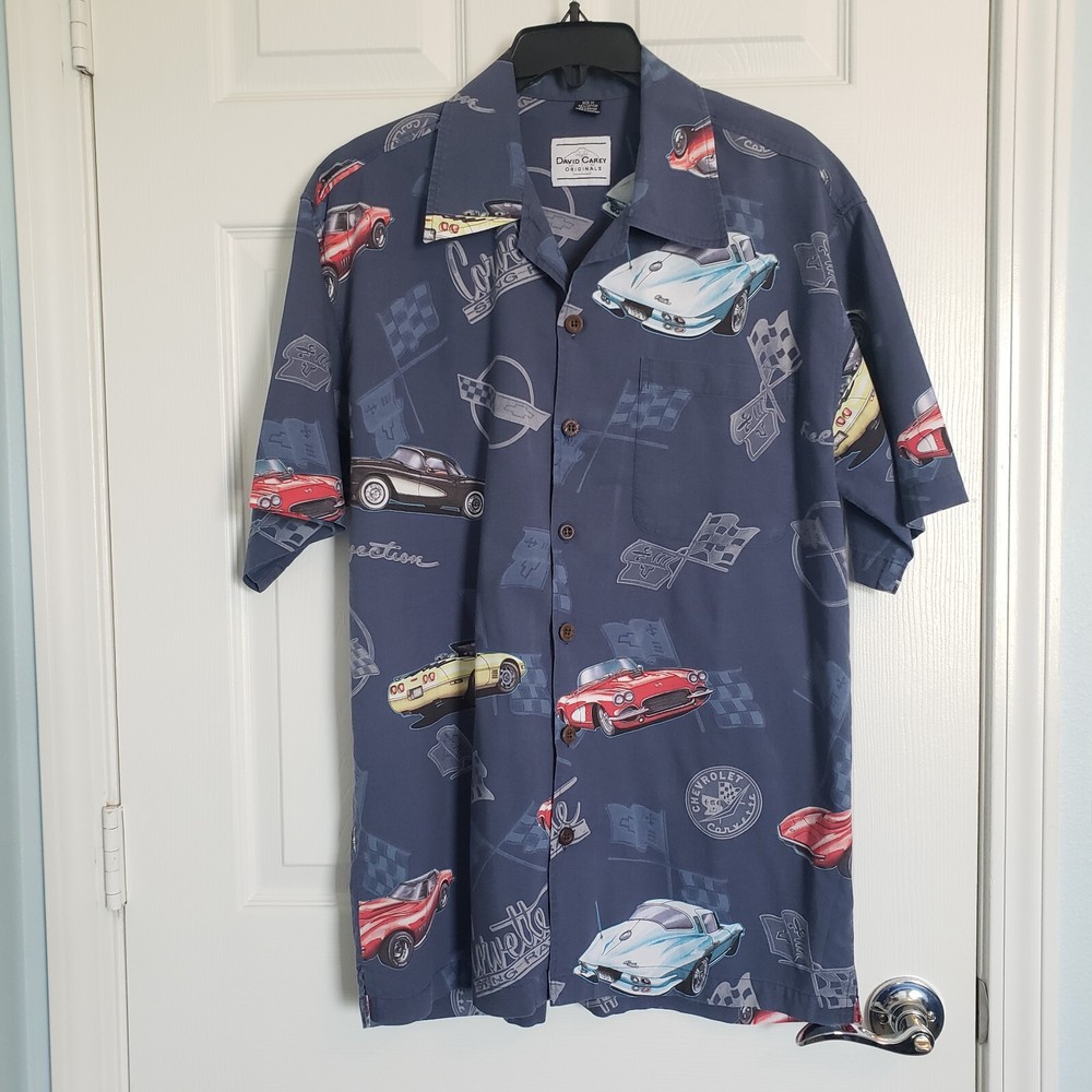 David Carey Originals Chevrolet Corvette Stingray Classic Cars Size M Graphic