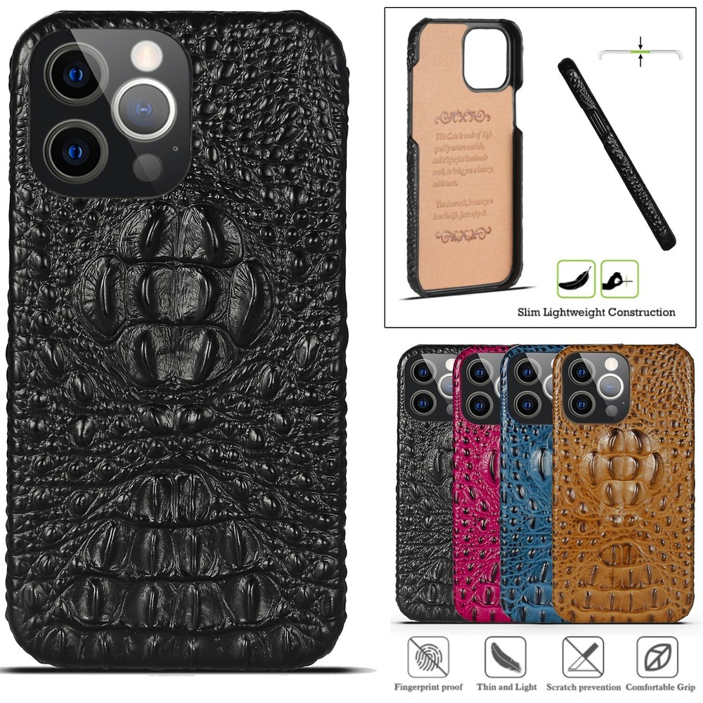 100% Genuine Leather Cover  for iPhone 16 Pro max 15 14 13 12 Mini 11 Phone Case