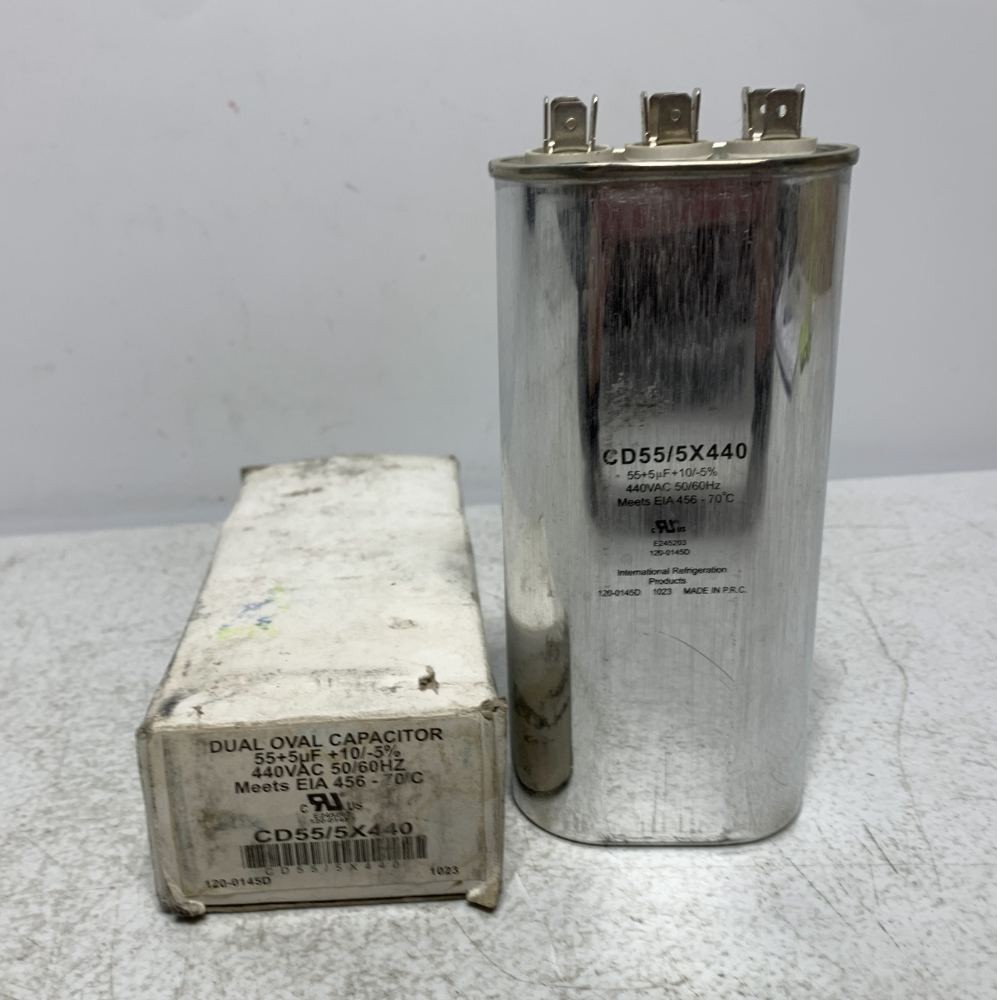 Supco CD55/5X440 Dual Run Capacitor 55+5uF 440VAC 50/60Hz