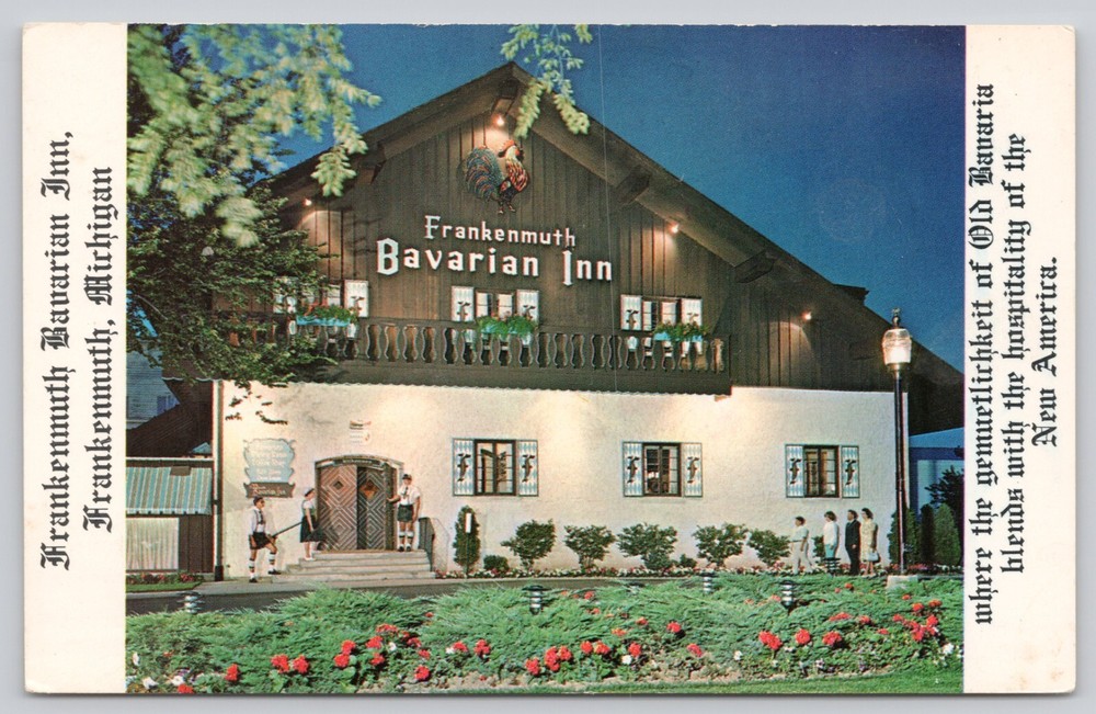 Frankenmuth Michigan Frankenmuth Bavarian Inn Chrome Postcard Unposted