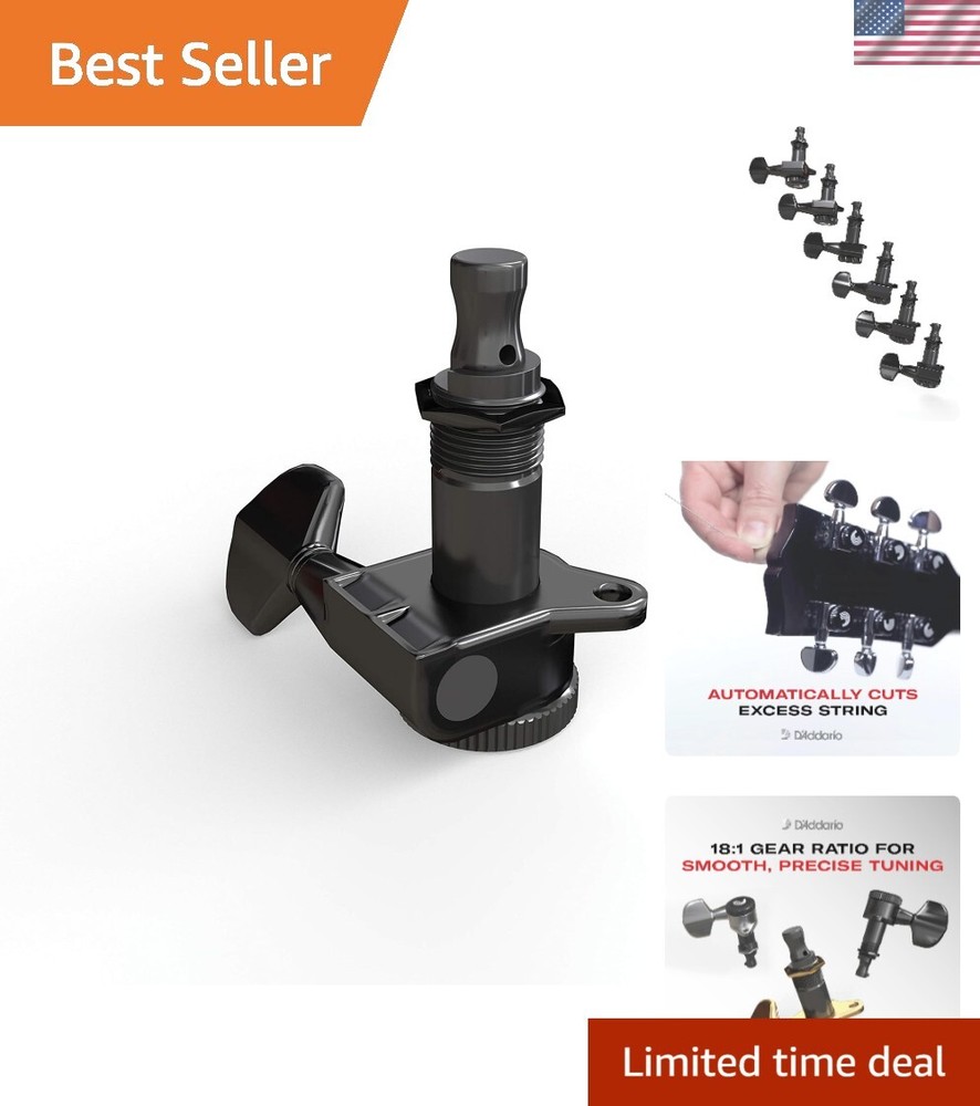 D'Addario Accessories Auto-Trim Tuning Machines - Locking Tuners for Guitars ...