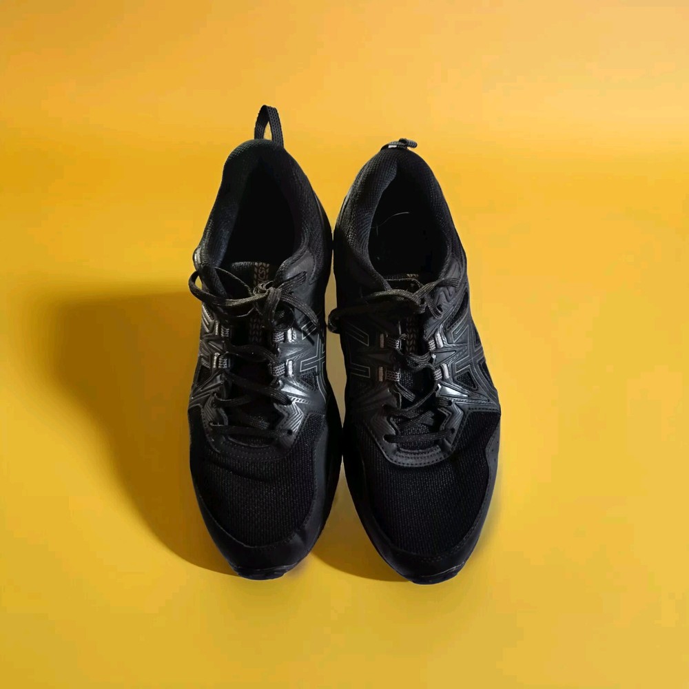 ASICS Gel Venture 8 Men's Black Athletic Shoes Sneakers Size 12 1011B396 Size 12