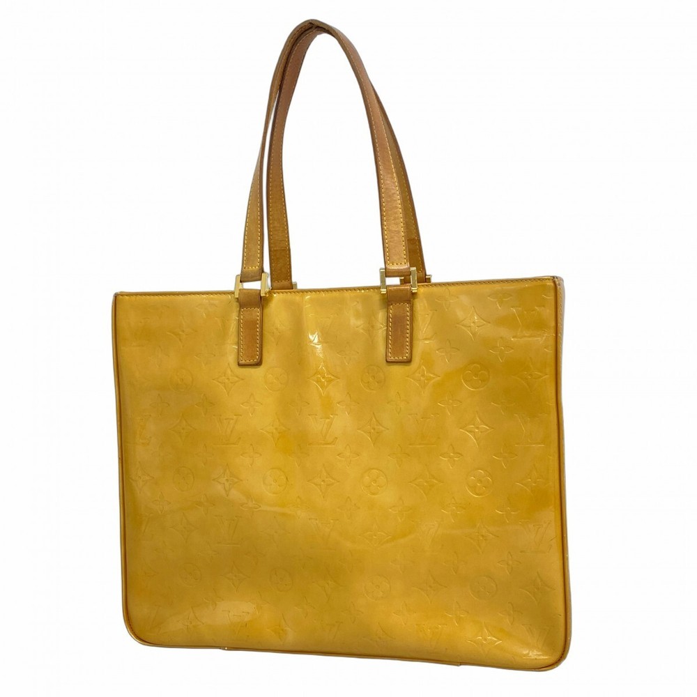 Louis Vuitton Vernis Columbus M91023 Tote Bag in Shiny Monogram