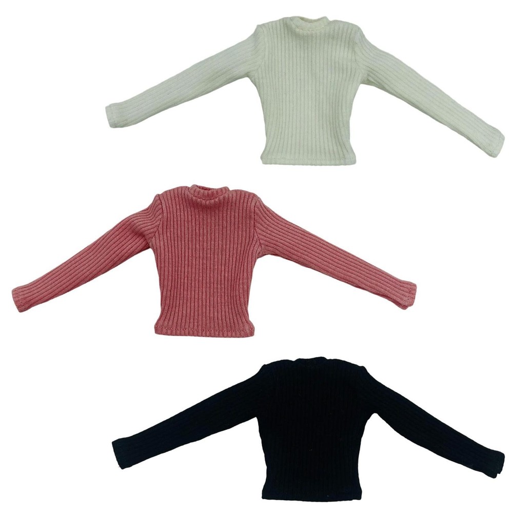 1/6 Long Sleeve Tops Doll Clothes for 12 inch Female Figures Doll Model