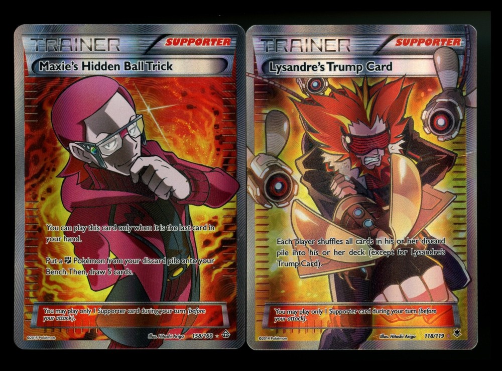 Lysandre's Trump Card 118/119 Phantom Maxie's Hidden Ball Trick 159/160 Pokemon