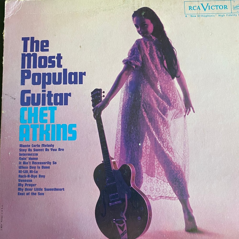Chet Atkins – The Most Popular Guitar LP Record 1961 RCA Victor Country Jazz 33