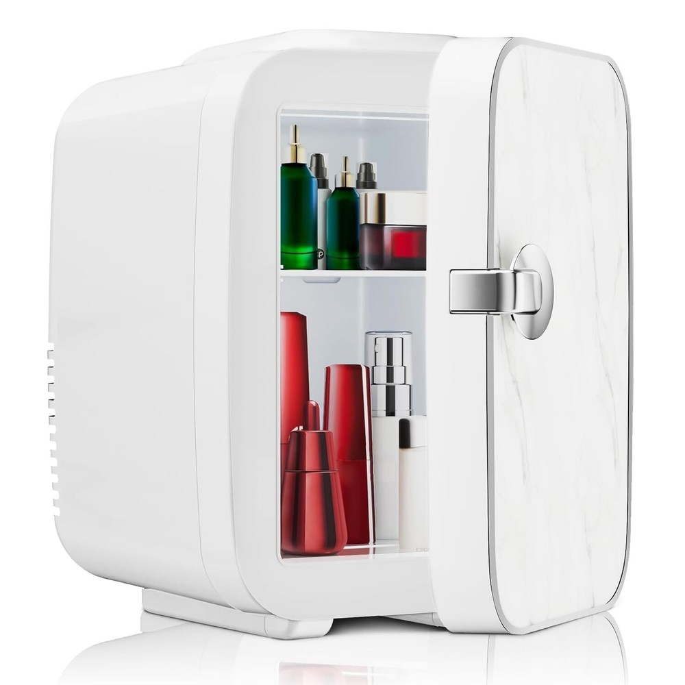 Mini Fridge Portable 4L/6 Can Cooler & Warmer 110V AC/ 12V DC Thermoelectric ...