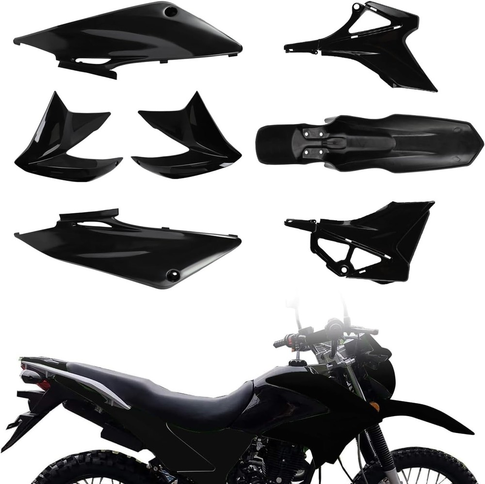 Plastics Kit for Hawk 250,Fairing Body Work Fender Sets with Fuel Tank Guard