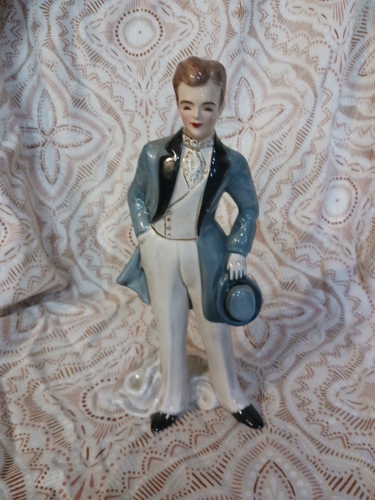 Vintage Mid-century Ceramic Man Figurine