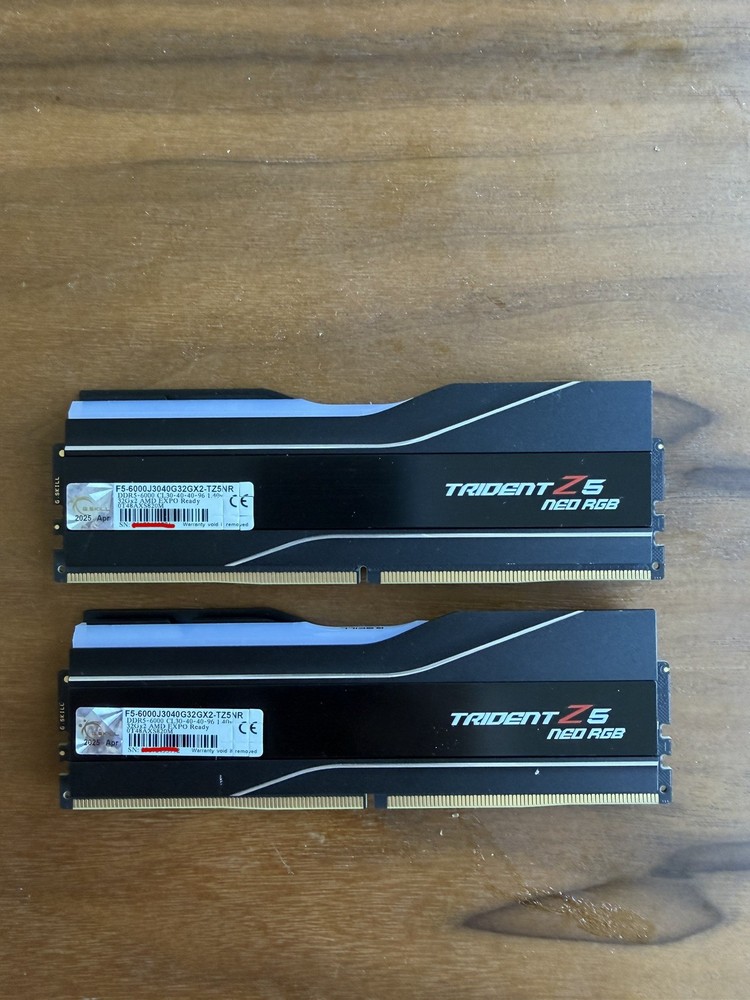 G.Skill Trident Z5 RGB 64GB (2x32GB) DDR5-6000 CL30 F5-6000J3040G32GX2-TZ5NR