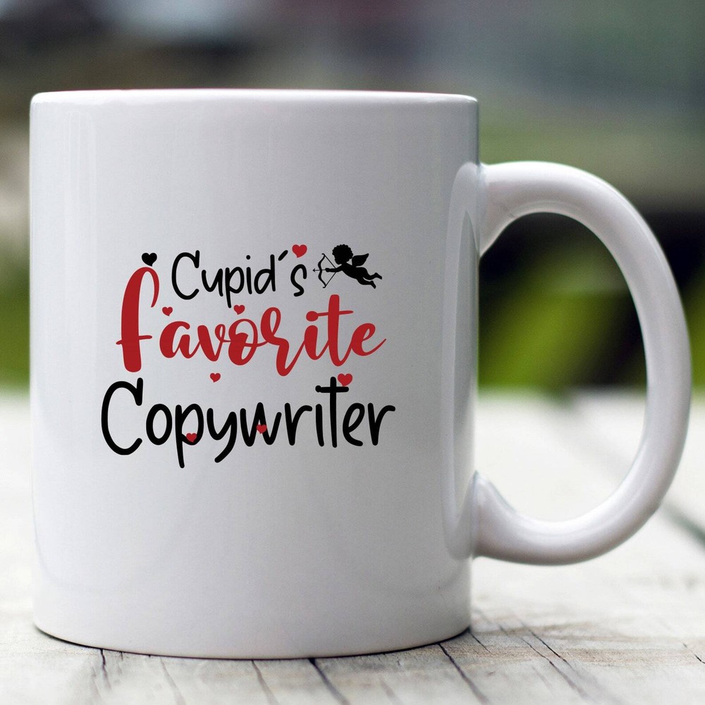 Cupid's Favorite Copywriter Mug Valentine Copywriter Mug Copywriter Valentine Mu