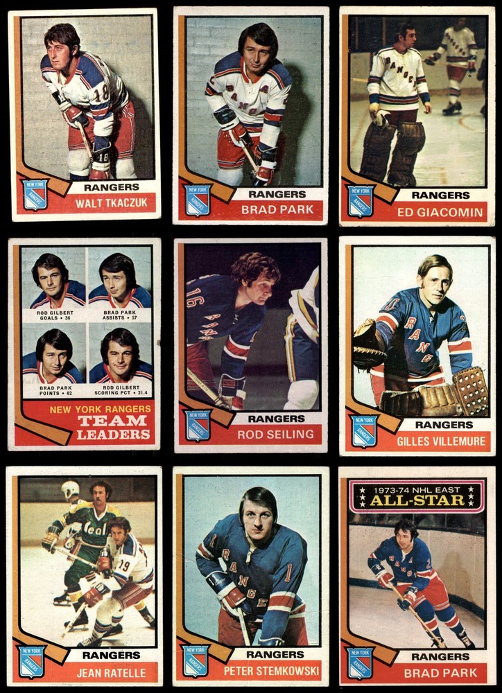 1974-75 Topps Rangers Near Team Set 2.5 - GD+ 6615660 (13 / 14 cards)