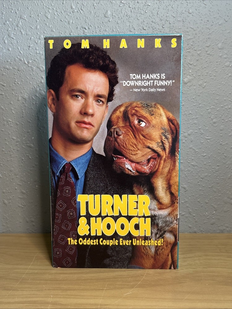 Turner & Hooch - “The Oddest Couple Ever Unleashed” (VHS, 1996) Tom Hanks