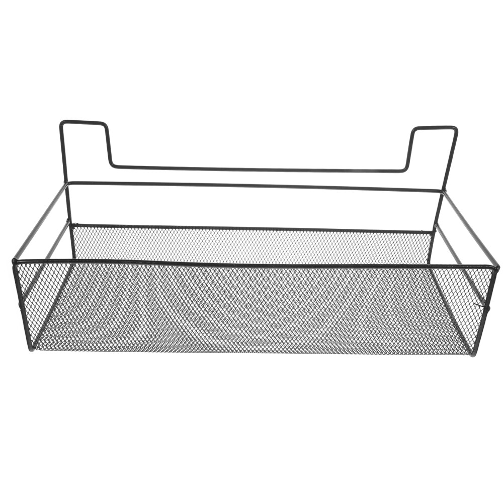 Pantry Organizer Rattan Basket Sundries Storage Rack Bathroom Wire