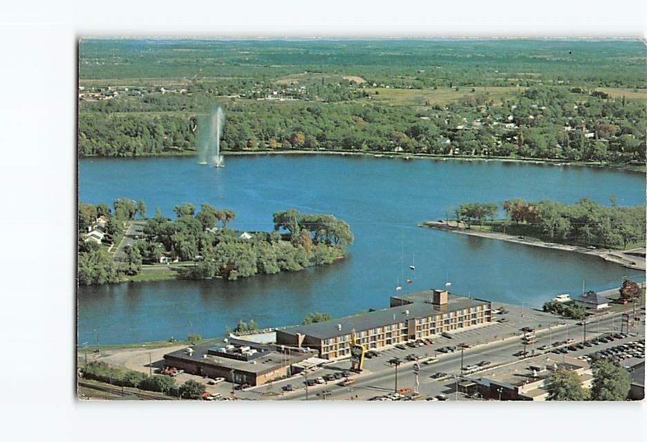 Postcard Aerial View Holiday Inn Peterborough Ontario Canada