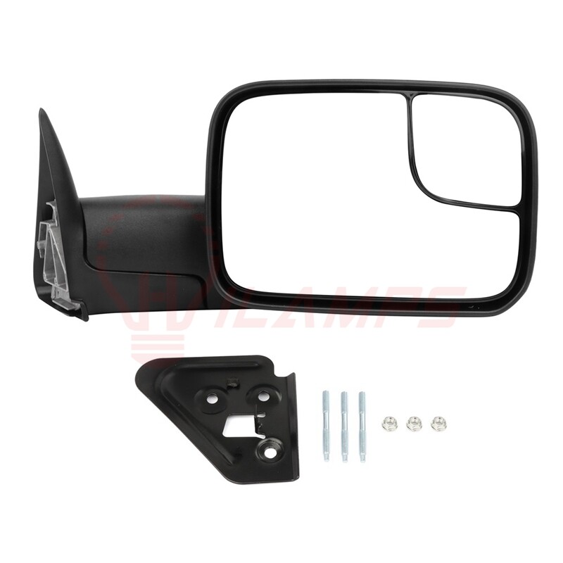 For 1994-2001 Dodge Ram 1500 2500 3500 Manual Convex Tow Mirrors Passenger Side