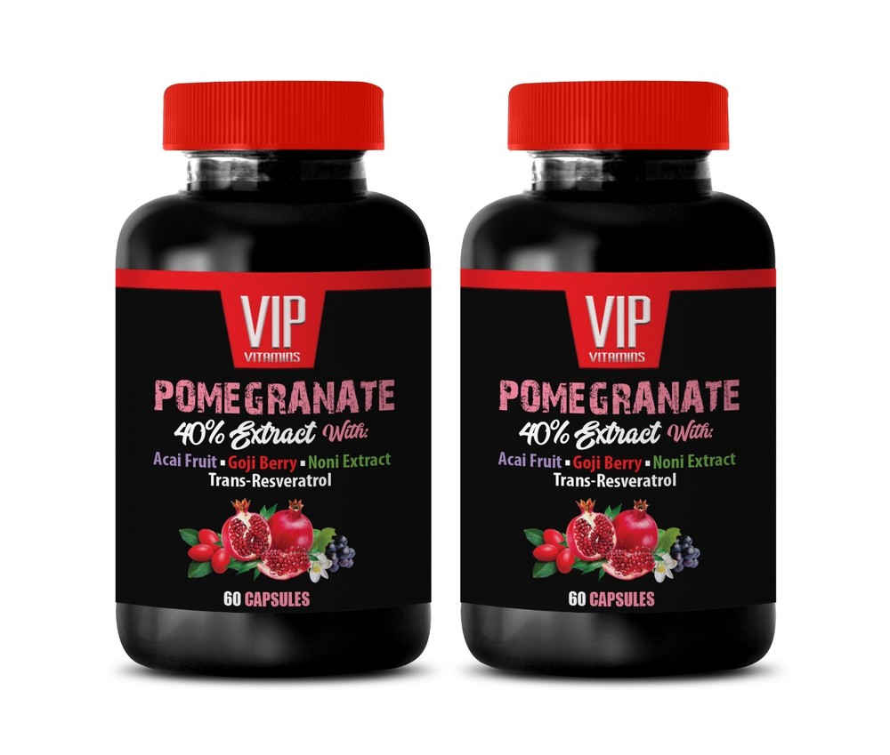acai berry capsules - POMEGRANATE 40% EXTRACT - packed with antioxidants - 2B-image