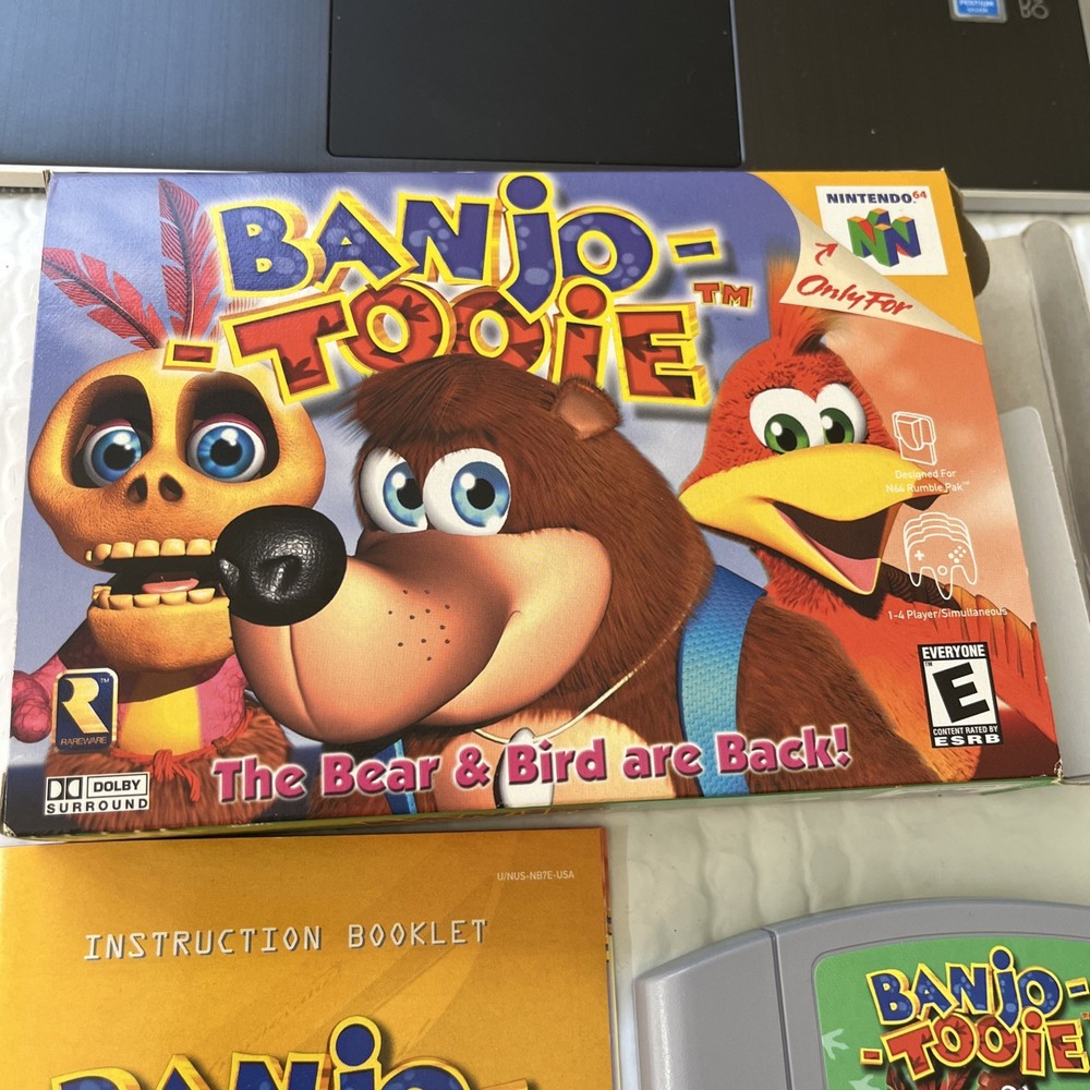 Banjo-Tooie N64 Nintendo 64 Authentic Box Manual Game