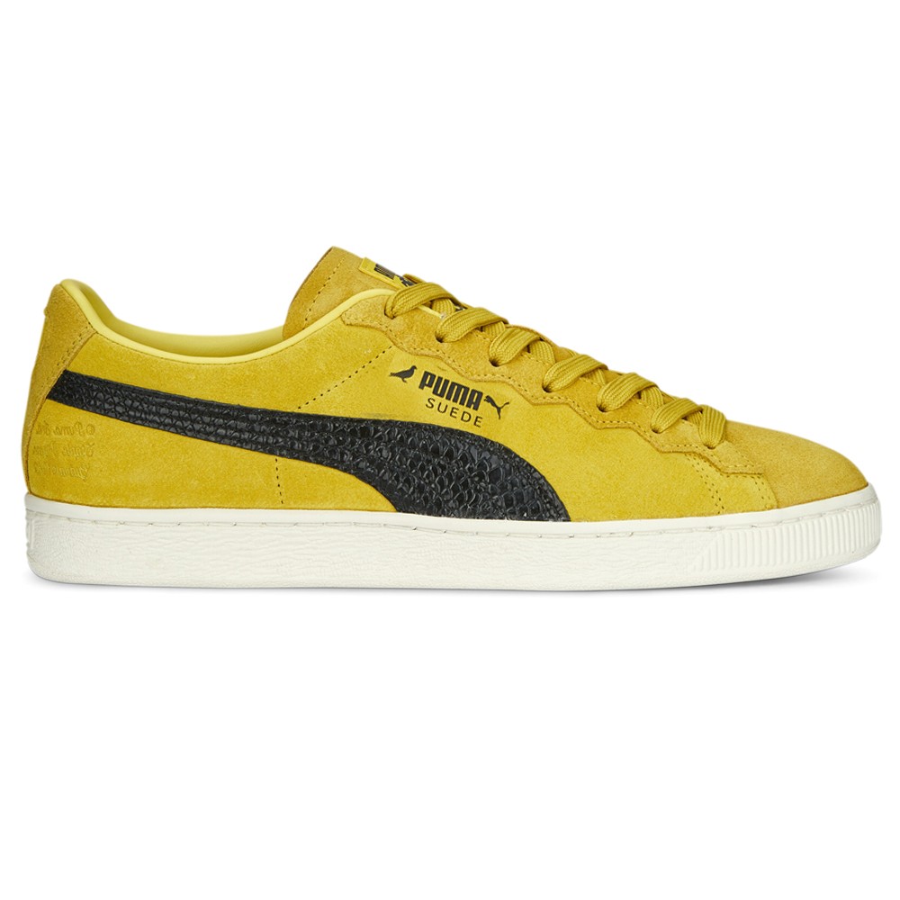 PUMA Staple X Suede Lace Up  Mens Yellow Sneakers Casual Shoes 39156701