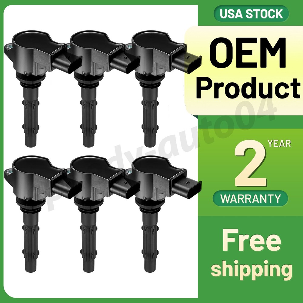 6 Ignition Coils Pack UF535 For 2006-2011 Mercedes-Benz E350 3.5L V6