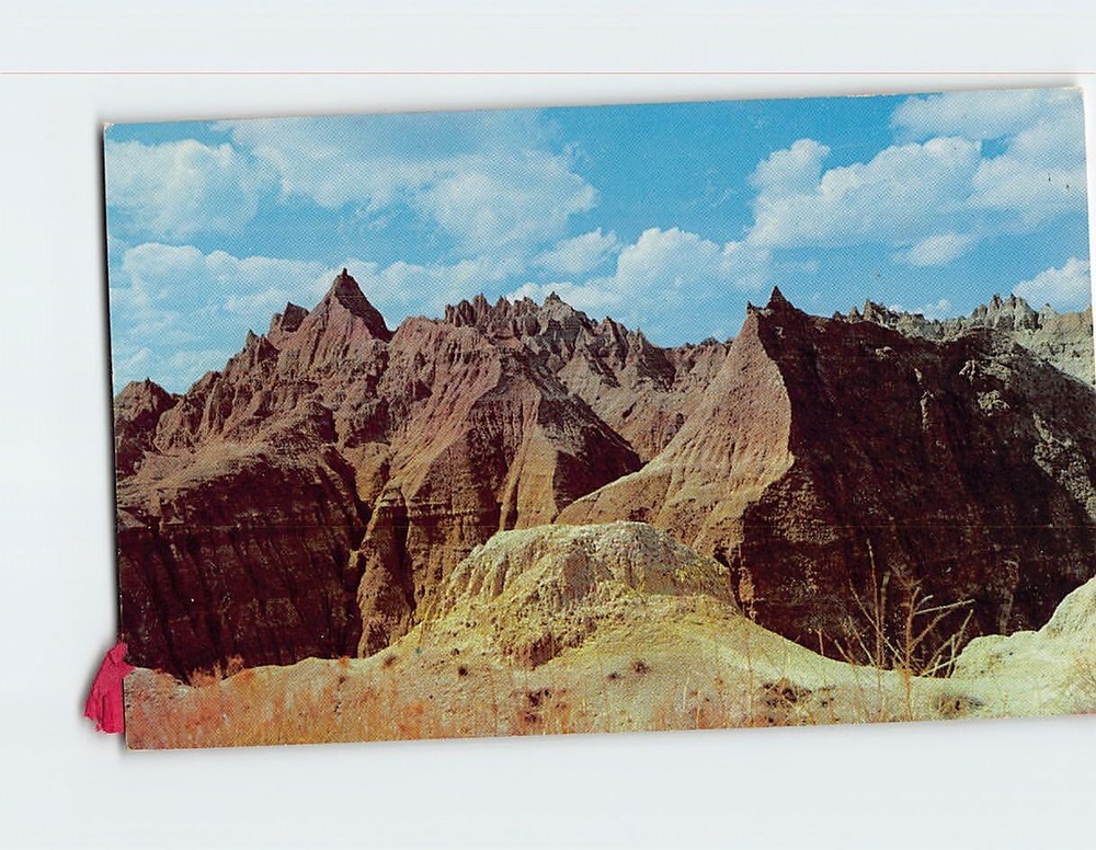 Postcard Bad Lands Of South Dakota national Monument USA