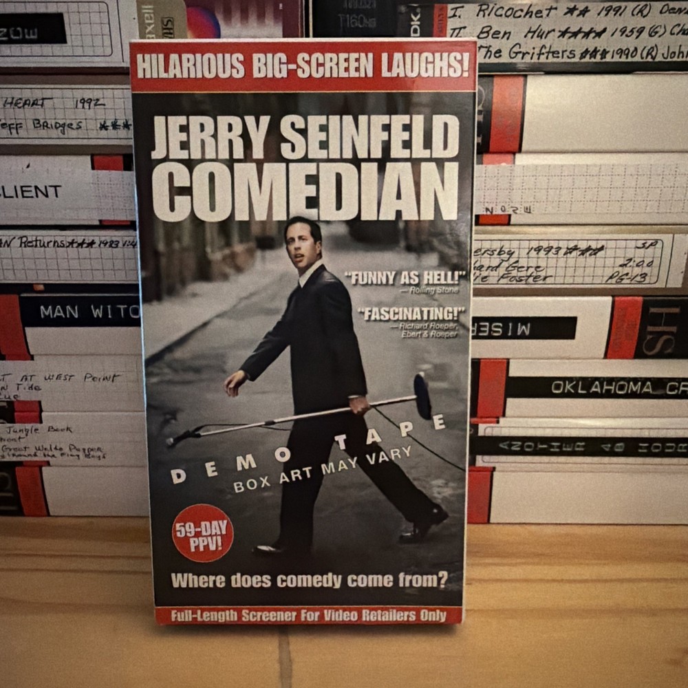 Jerry Seinfeld Comedian VHS - Demo Tape