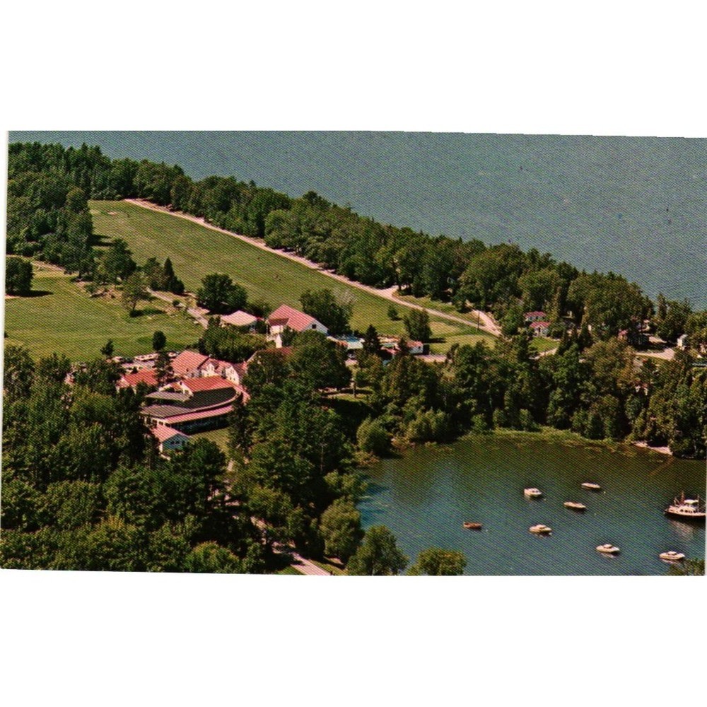 Basin Harbor Club, Lake Champlain Vergennes Vermont Vintage Postcard