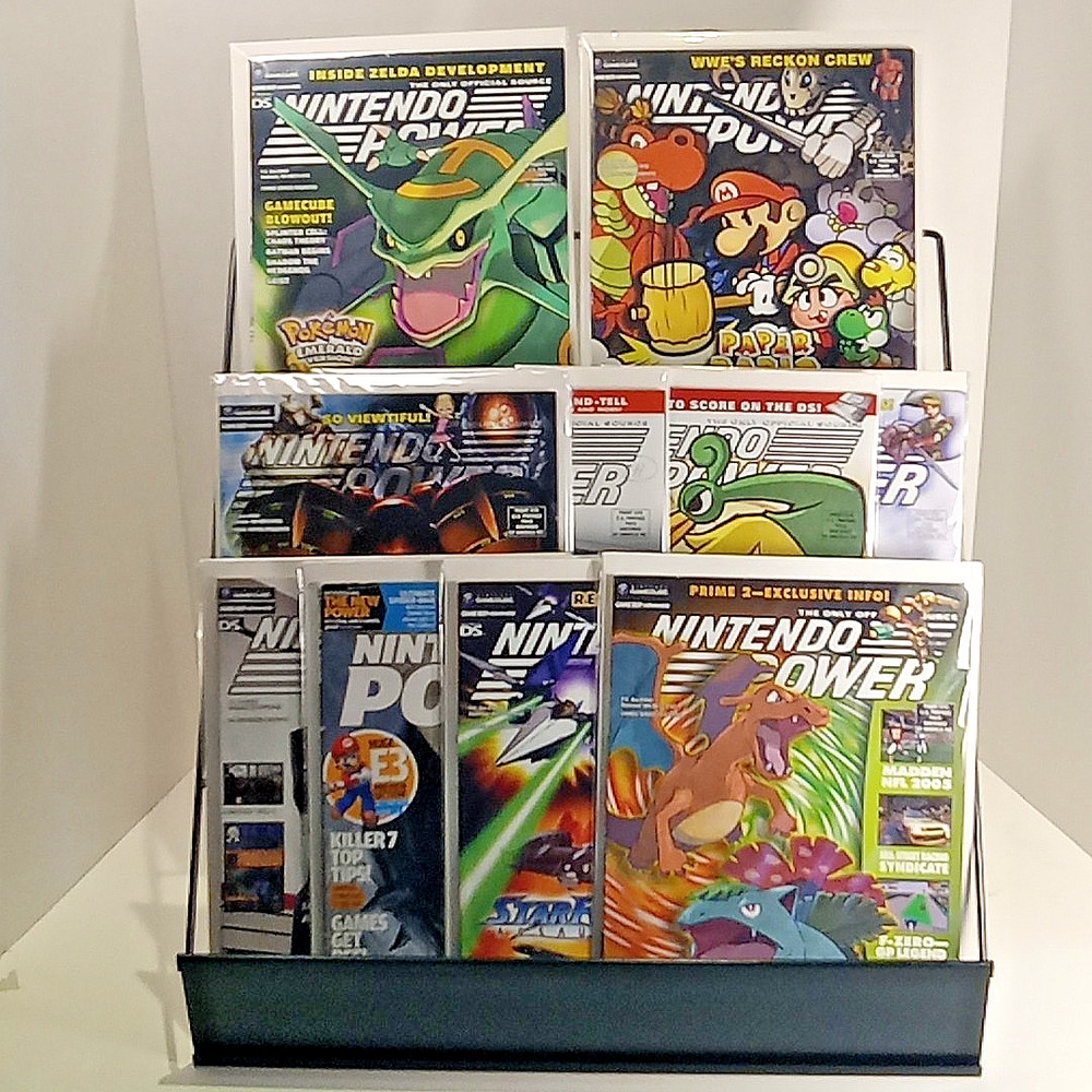 Nintendo Power #184-193 (2004/05) Full Run Lot of 10 Pokemon Mario Zelda Posters
