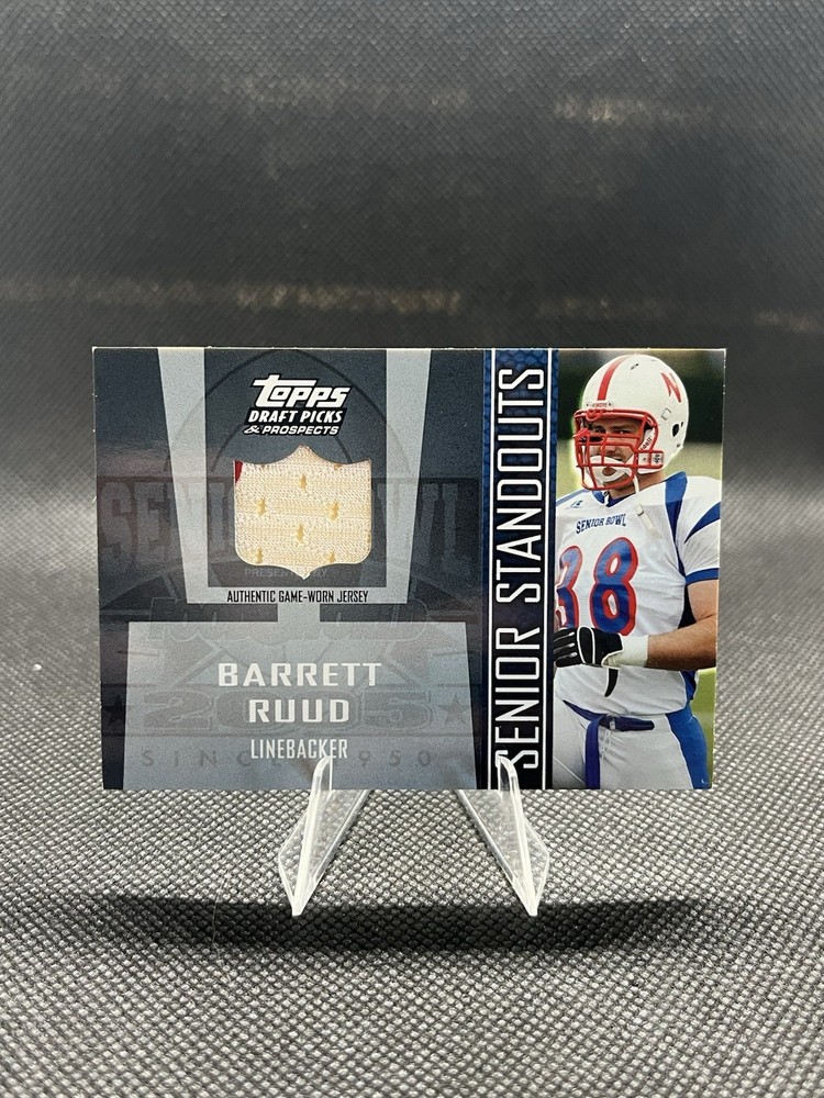 2005 Topps Draft Picks Prospects Barrett Ruud Senior Standouts Relics SS-BR