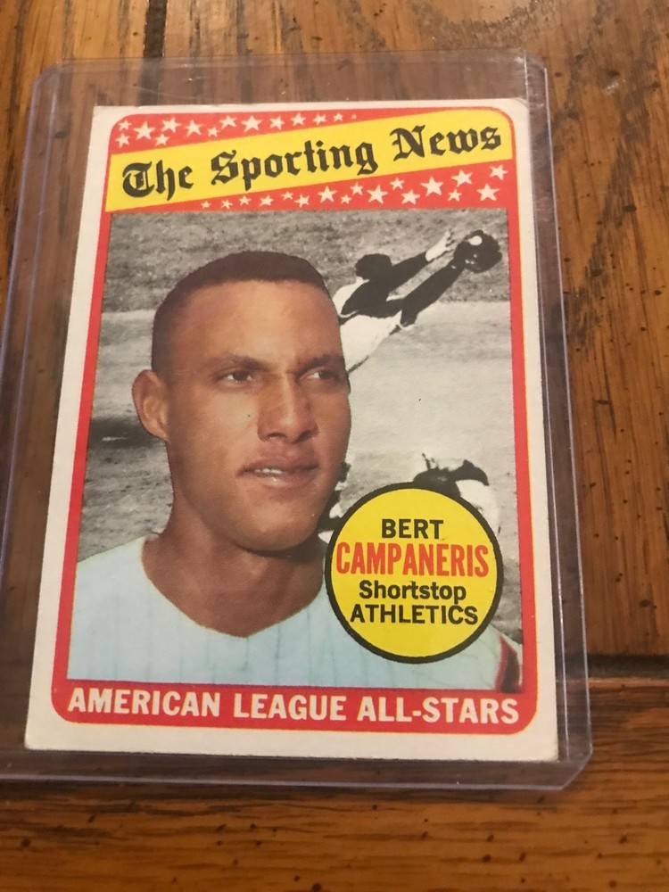 Bert Campaneris All Star 1969 Topps Baseball Card