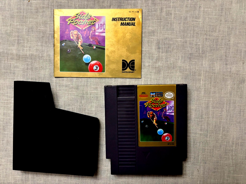 Nintendo NES Side Pocket Pool Video Game Cartridge