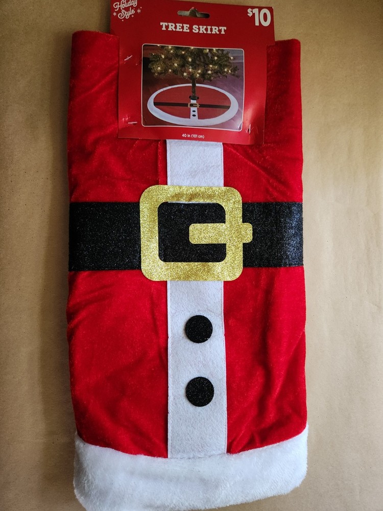 Santa Suit Christmas Tree Skirt 40