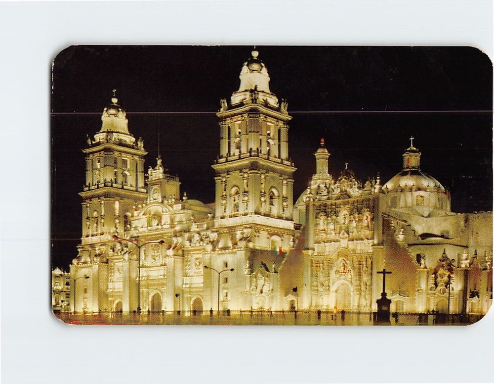 Postcard Mexico City Metropolitan Cathedral Mexico